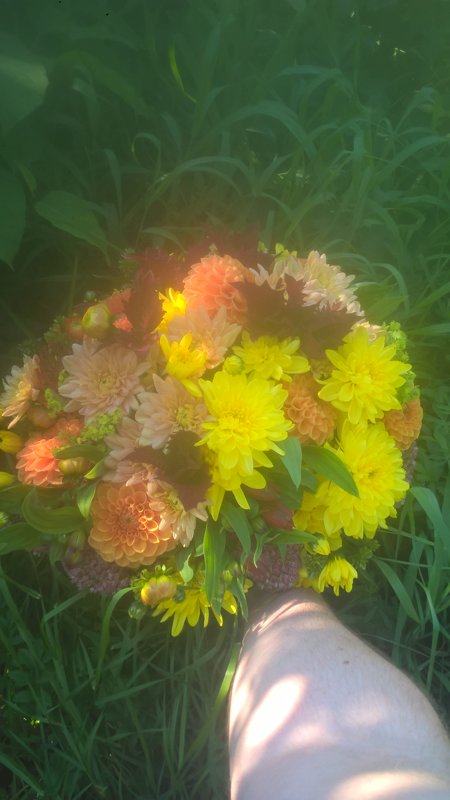 Ziedu pušķis no šodienas ziediem - Jūsu izvēlētā cenā