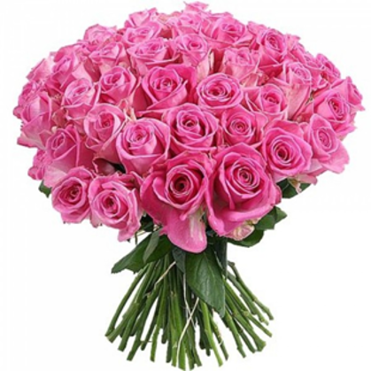 Rozā rozes 60 cm (skaits pēc izvēles) 